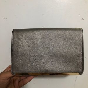 Silver hand bag